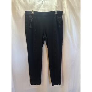 Anne Klein Black Stretch Ankle Pants – Size 14 – Classic Workwear